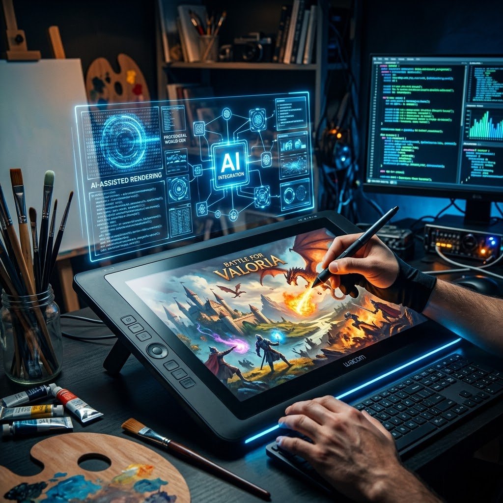 AI art controversy gaming