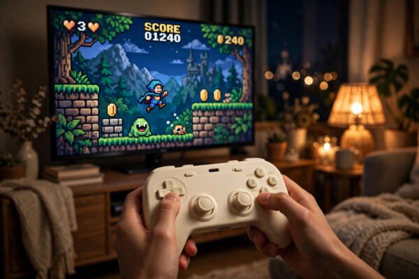 8Bitdo PCE 2.4G controller with 2.4G USB receiver