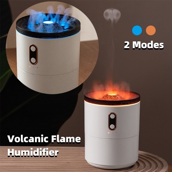 Volcanic Flame Aroma Diffuser &ndash; USB Humidifier with Night Light