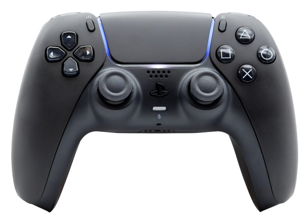 Sony DualSense Midnight Black controller, real photo