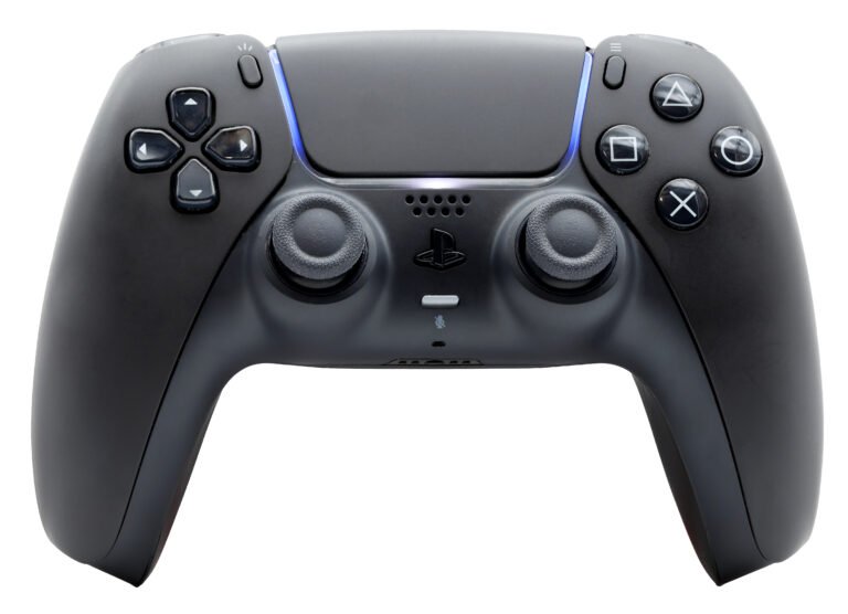 Sony DualSense Midnight Black controller, real photo