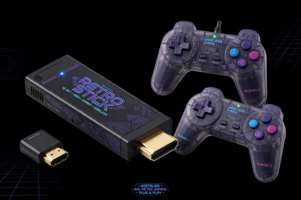 Retro Game Stick Wireless with two controllers