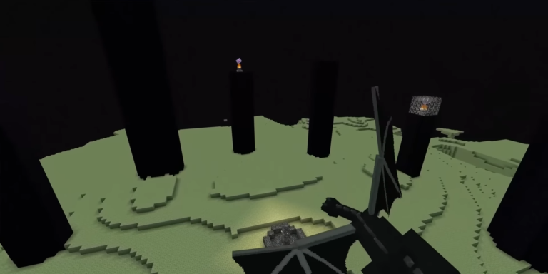 Minecraft End dimension real gameplay screenshot