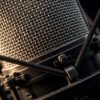 neewer-nw7000-bundle-detail Close-up of Neewer NW-7000 condenser mic and shock mount