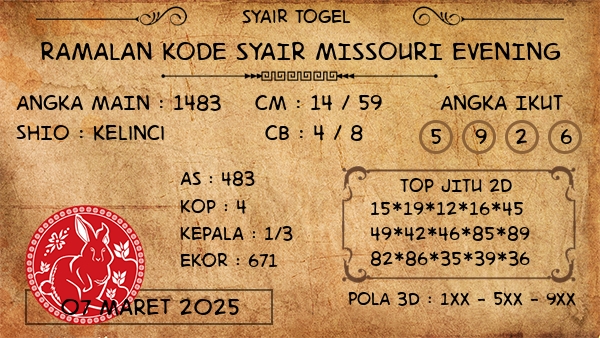 Prediksi Missouri Evening