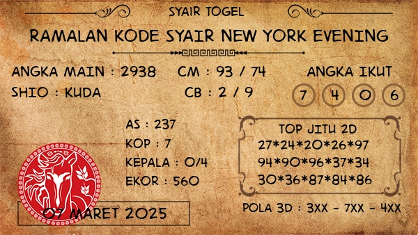 Prediksi New York Evening